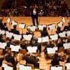 Conductor with band on stage