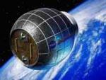 A satellite in space
