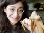 May Berenbaum with an insect