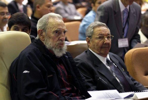 Fidel Castro and Raul Castro