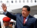 Hugo Ch&aacute;vez on a visit to Guatemala.