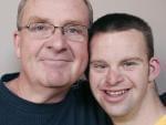 Tim Harris and his father, Keith