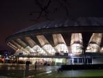 The outside of Assembly Hall in Champaign, Ill.