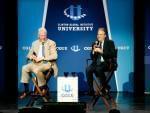 President Bill Clinton and John Steward 