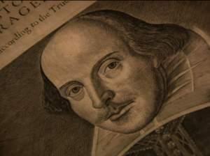 William Shakespeare in old print