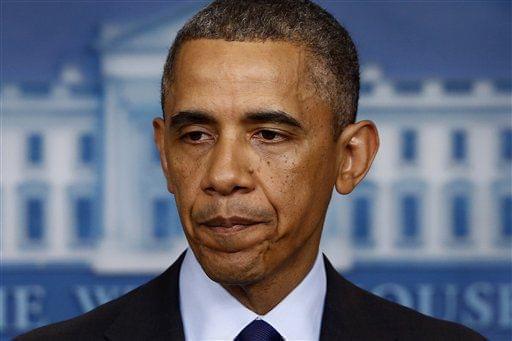 President Barack Obama speaks in the Brady Press Briefing at the White House in Washington, Friday, April 19, 2013, regarding the Boston Marathon bombing and the explosions in West, Texas.