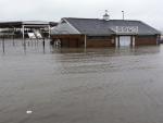 Illinois river flooding in peoria 