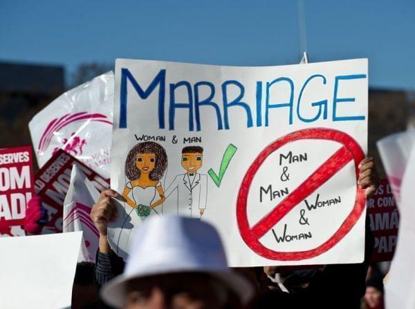 same-sex marriage protest
