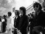 Ray Manzarek (far right) stands with fellow members of The Doors