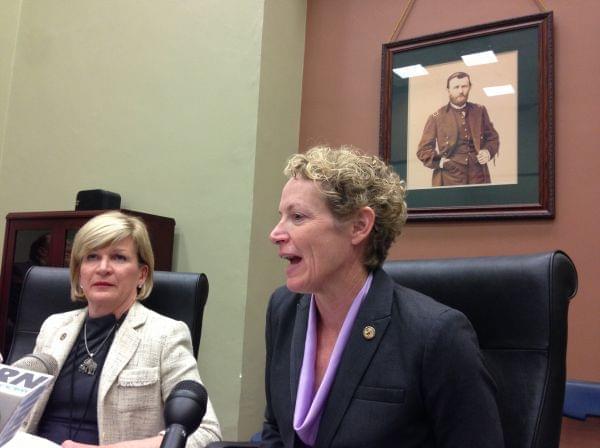 Darlene Senger and Elaine Nekritz discuss pensions