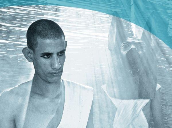 photo of actor portraying King Tut