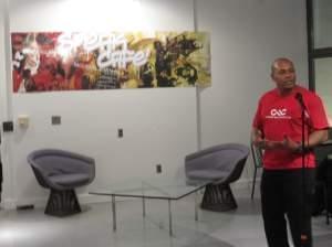 Aaron Ammons at the Speak Cafe