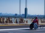Ryan Chalmers pushes into New York City on the last leg of his Push Across America.