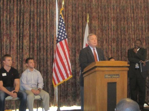 U.S. Senator DIck Durbin at the University of Illinois