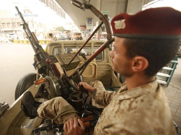 An army trooper in Yemen