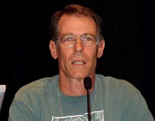 Robinson in August 2005, at the 63rd World Science Fiction Convention in Glasgow, United Kingdom.