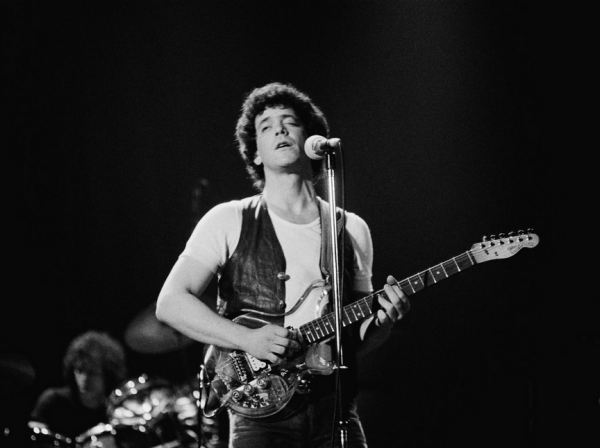 Lou Reed performing in London.