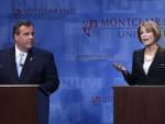 Gov. Chris Christie and Democratic challenger Barbara Buono