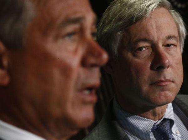 The House votes Friday on a bill submitted by GOP Rep. Fred Upton of Michigan, shown with Speaker John Boehner, that seeks to ensure Americans can keep their existing insurance plans even if those policies don't meet standards in the Affordable