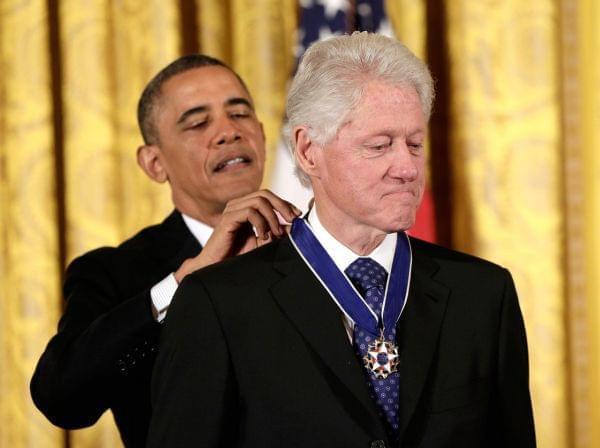 Barack Obama and Bill Clinton