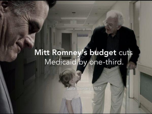 This image, provided by the Obama For America campaign, shows a still frame made from a video ad entitled "Only Choice."