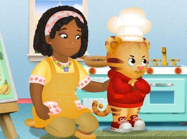 Daniel feels frustrated when he can’t find the toy he is looking for. Teacher Harriet helps him realize that the right thing to do is to take a step back and ask for help.