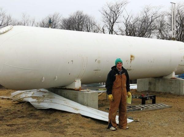 Phil Borgic, propane tank