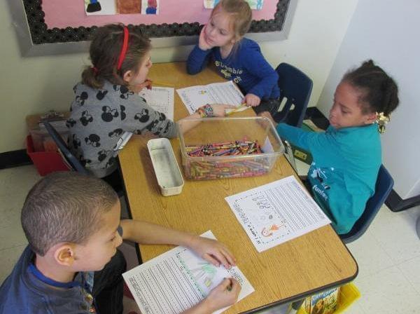 Students at Ball Charter School in Springfield, Ill.