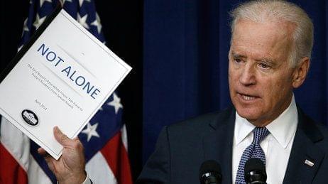Vice President Joe Biden on Tuesday announced the release of the first report of the White House Task Force to Protect Students from Sexual Assault. The report calls the intervention of bystanders one of the "most promising prevention strategies