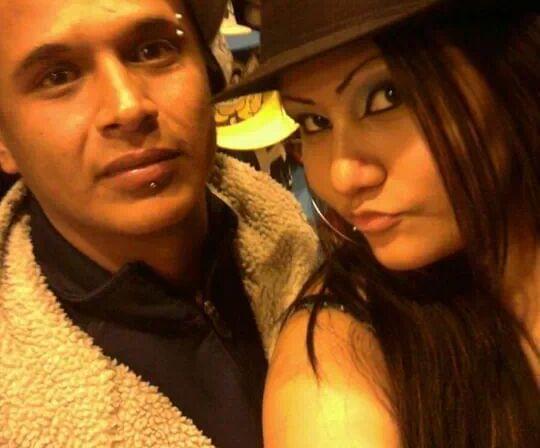 Photo provided by Champaign Police of Eduardo Guerro and Monica Ramirez together.