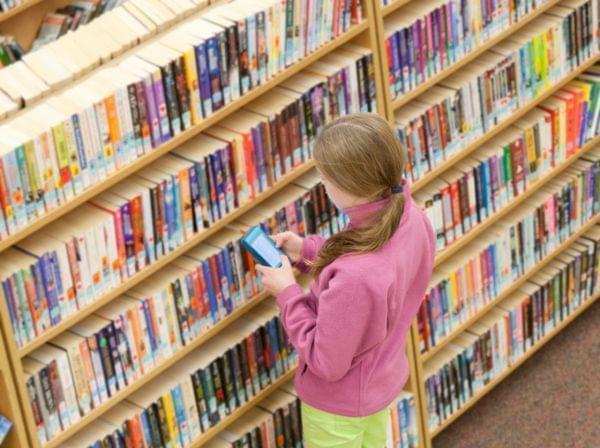 school in library