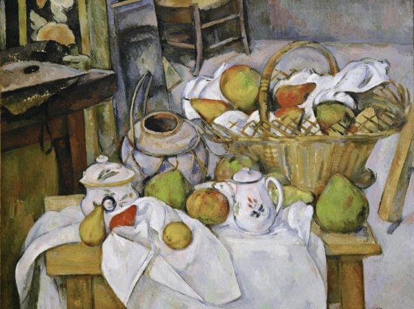 The Kitchen Table (La table de cuisine) by Paul Cezanne, 1888-1890.