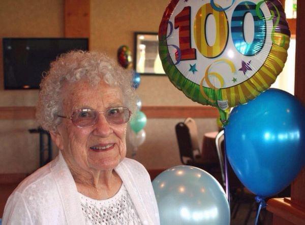 Betty Esser is 100 years old.