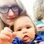 Zoe Keller with her son, Avery.