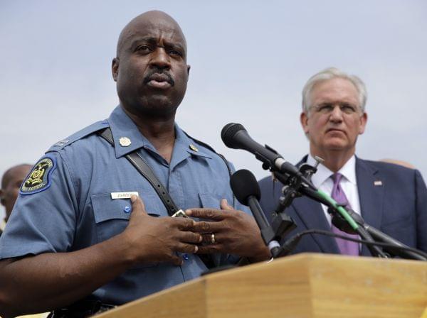 Capt. Ron Johnson with Missouri Gov. Jay Nixon