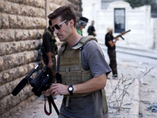 James Foley in Aleppo, Syria, in 2012.