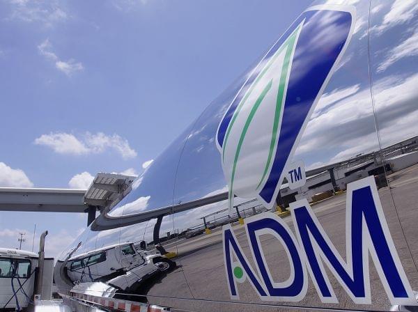 ADM logo on tanker truck in July 2009.