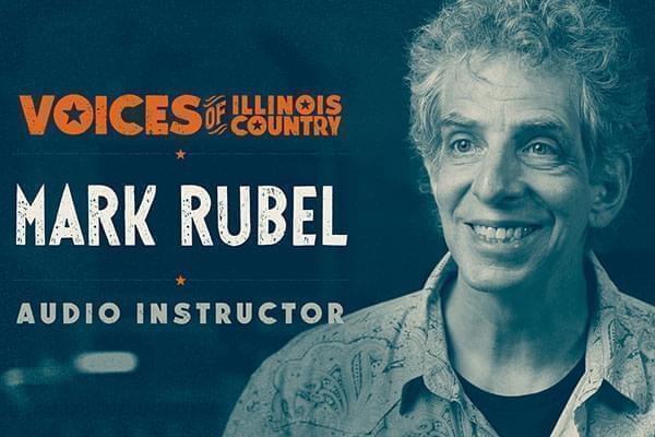 Voices of Illinois Country title screen for Mark Rubel
