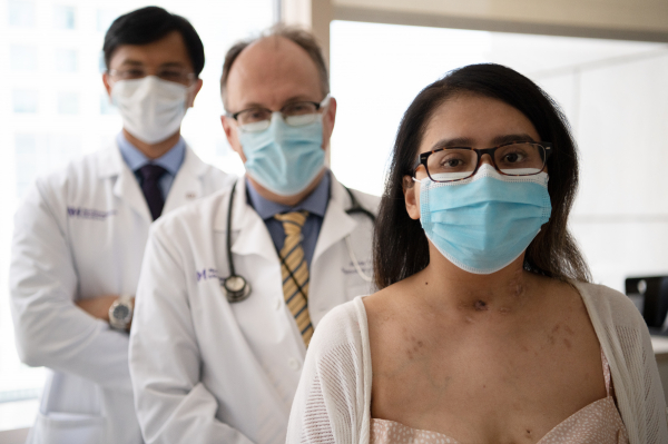 Mayra Ramirez and her doctors.