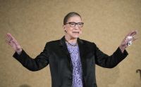 In this Aug. 19, 2016, file photo U.S. Supreme Court Justice, Ruth Bader Ginsburg, is introduced during the keynote address for the State Bar of New Mexico's Annual Meeting in Pojoaque. The Supreme Court announced Aug. 23, 2019, that Ginsburg has been treated for a malignant tumor.