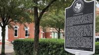 The Texas State Marker in Galveston where Union army general Gordon Granger's reading of federal orders on June 19, 1865 proclaimed that all enslaved persons in the U.S. state of Texas were now free.