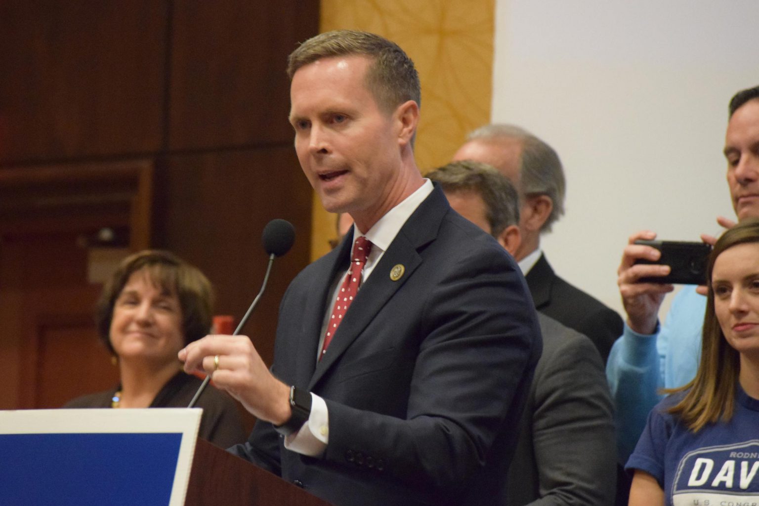 U.S. Representative Rodney Davis, (R-Taylorville), representing Illinois' 13th Congressional District, in an undated photo.