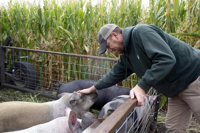 Farmer Zack Smith, who calls himself