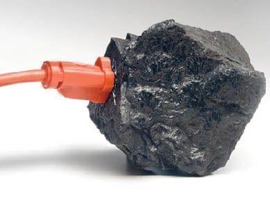 a piece of coal