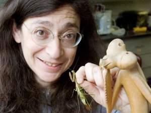 May Berenbaum with an insect