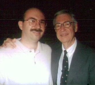 David Thiel and Fred Rogers.