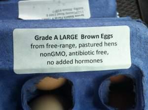 A photo of a carton of eggs