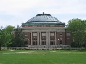 Foellinger Auditorium at the University of Illinois at Urbana-Champaign.