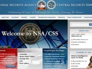 The National Security Agency's website