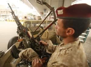 An army trooper in Yemen